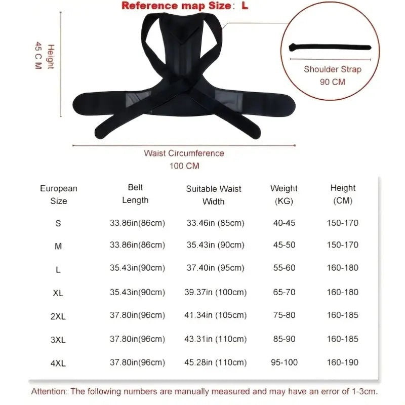 Posture Support Brace for Daily Back Comfort
