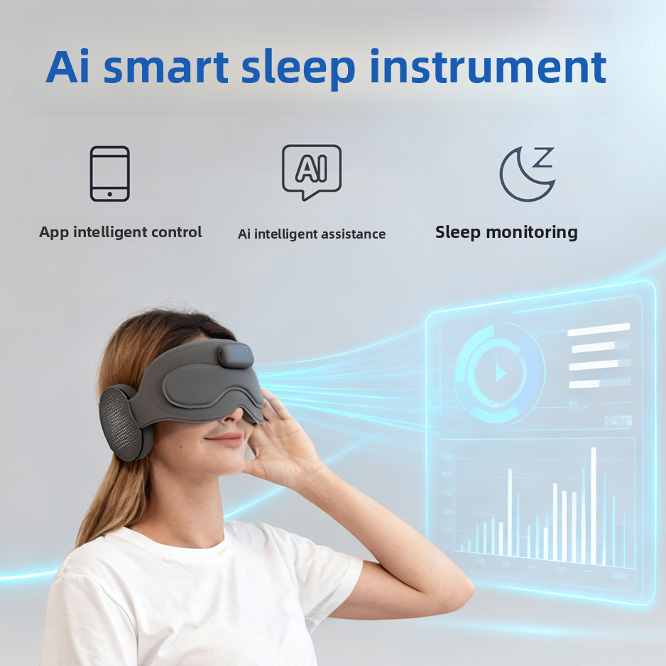 Wireless Heating Eye Massager with AI Voice