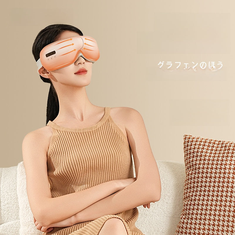 Foldable Eye Massager with Heat and Vibration