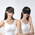 Adjustable size ice silk cool sleep eye mask