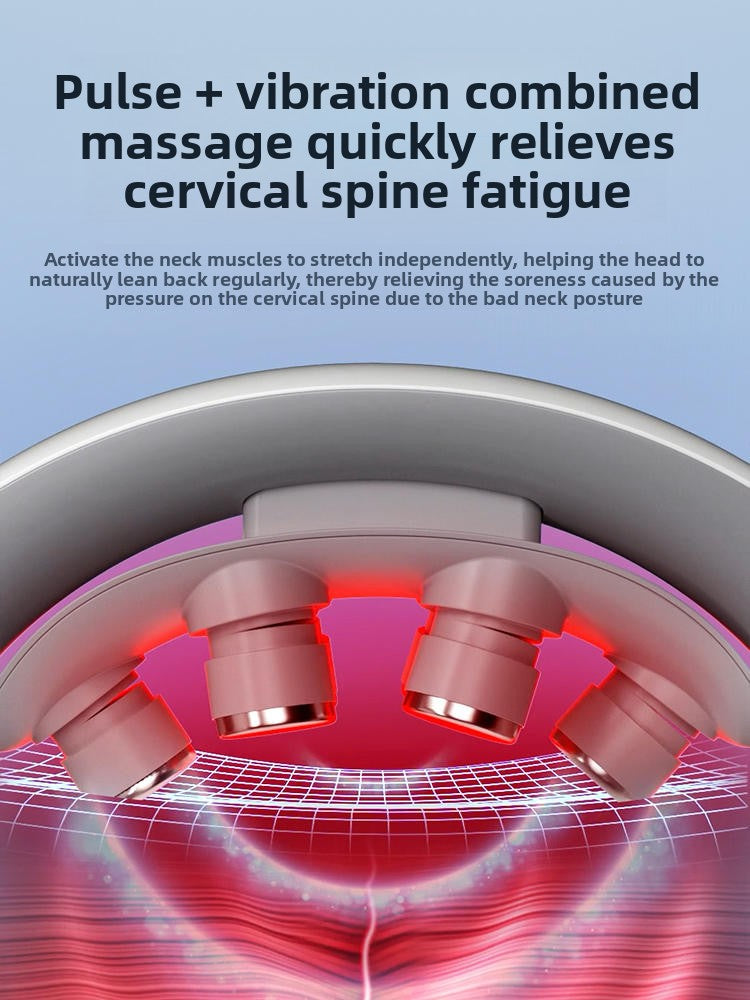 Cervical Neck Massager with Heat and Pulse Therapy