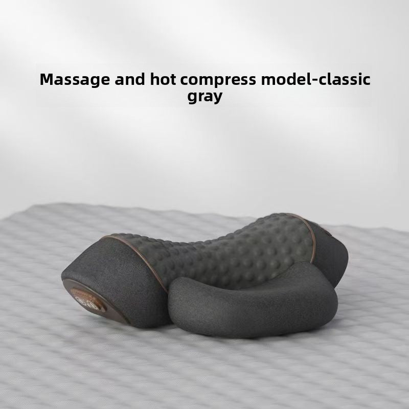 Cervical Support Pillow with Massage and Heat Therapy