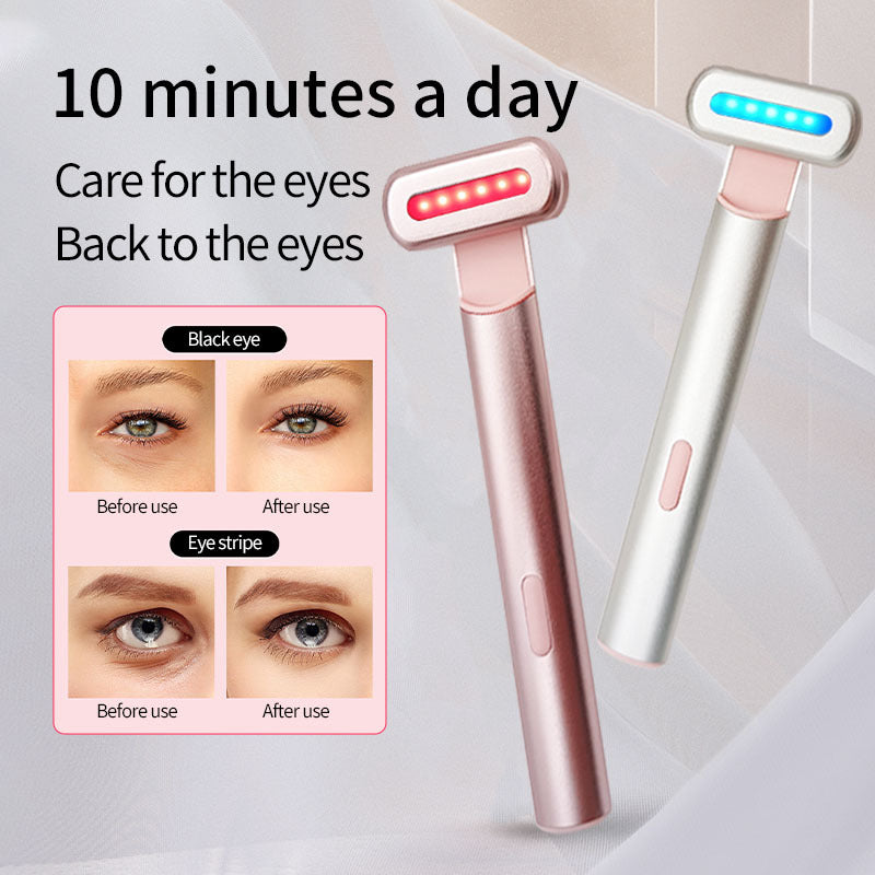 EMS Microcurrent Eye Massager with Heat Therapy