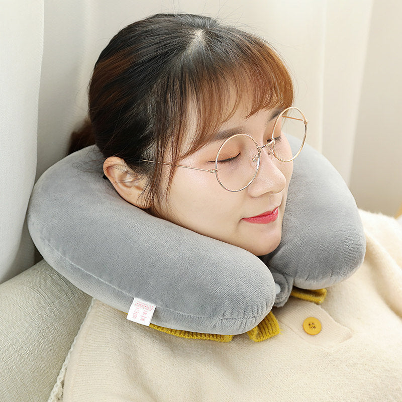 U-Shaped Neck Pillow for Travel and Office Use