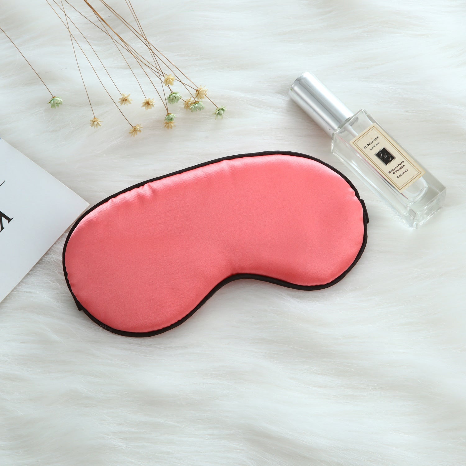 Adjustable Silk Sleep Mask with Earplugs